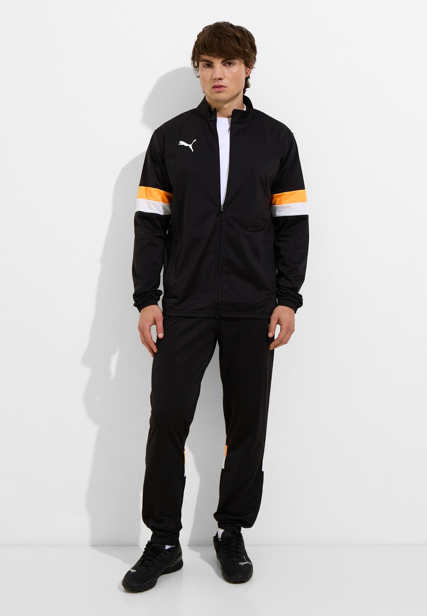 Костюм спортивный PUMA individualRISE Tracksuit, размер 48-50, черный