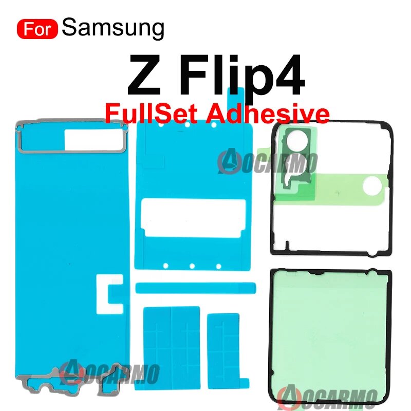 Задний водонепроницаемый клей для Samsung Galaxy Z Flip4 наклейка на заднюю крышку F721 F7210 запасные части, Z Flip4--Type3