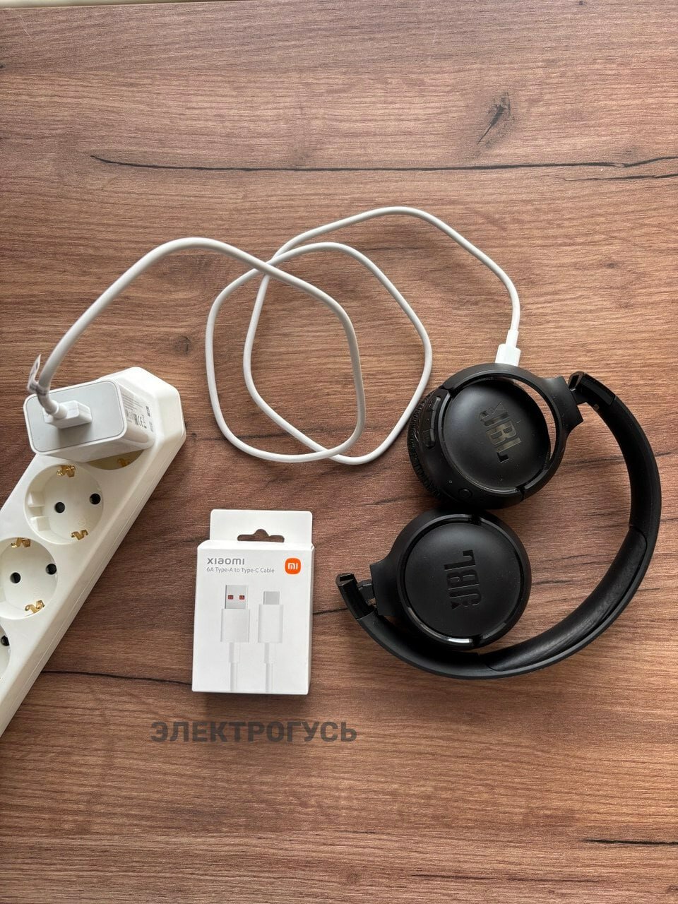 Изображение Кабель Xiaomi, USB Type-A/Type-C, 6А, быстрая зарядка, 1м, белый