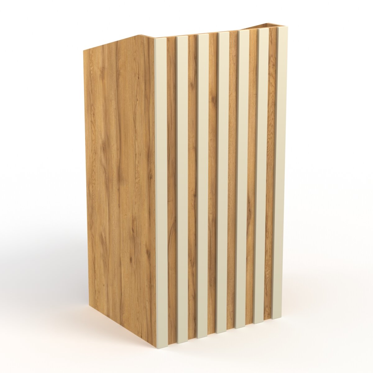 Трибуна "диктор" №57, Дуб Золотистый и Крем Вайс. Производитель товара - компания Westcom.