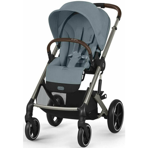 фото Cybex balios s lux (stormy blue 2025 с дождевиком)