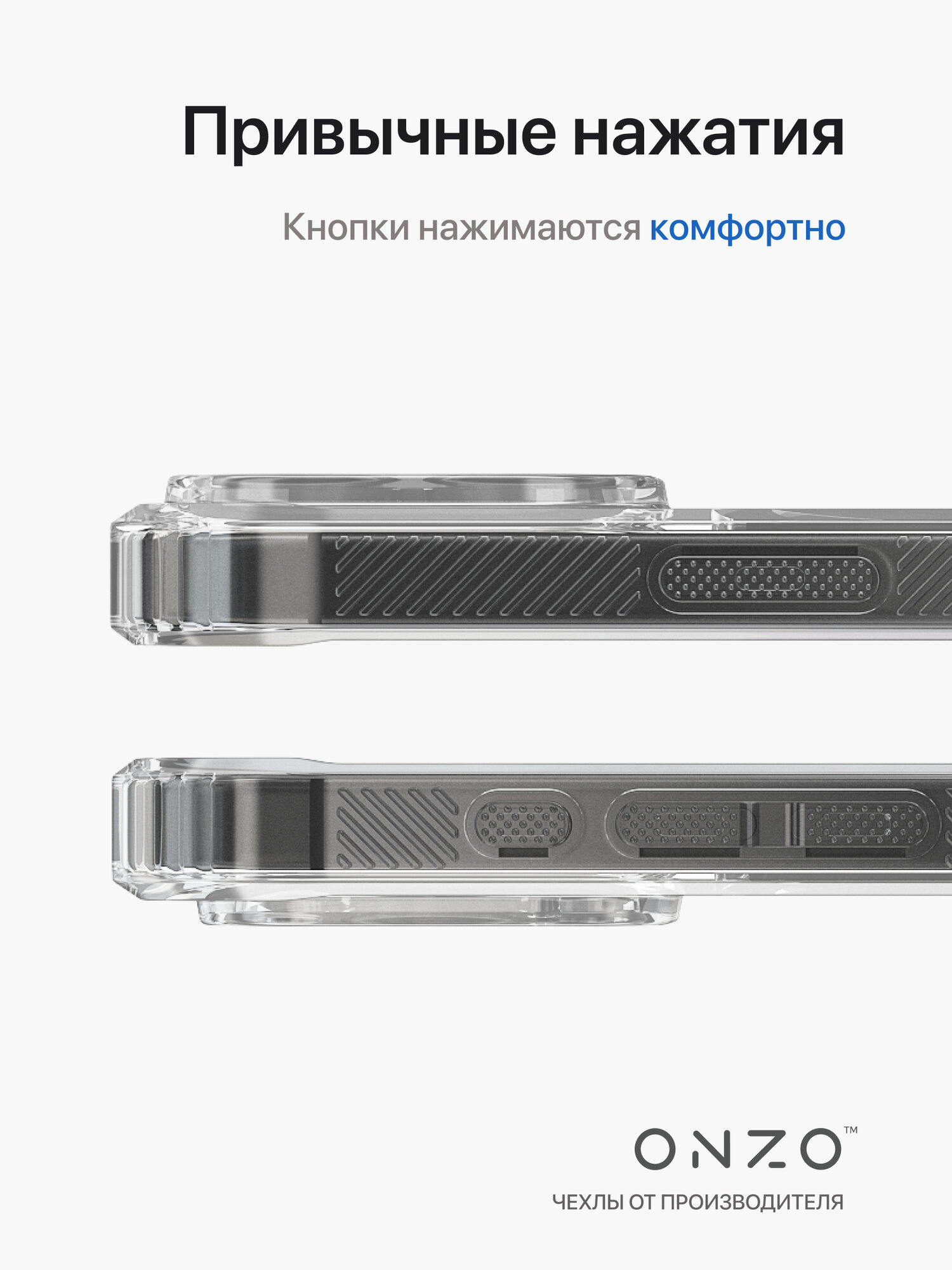 Противоударный чехол на iPhone 16 Pro с зеленым Magsafe / Бампер на Айфон 16 Про прозрачный — фото 1