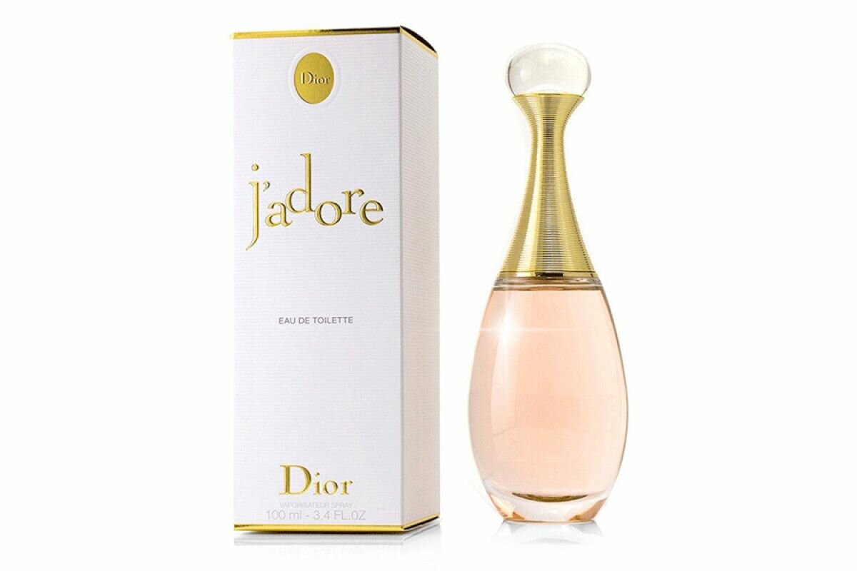 Туалетная вода Christian Dior "J'ADORE", женская, фруктовые, цветочные ноты аромата, 100 мл