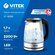 Чайник электрический Vitek VT-8828 серебристый, стекло/металл