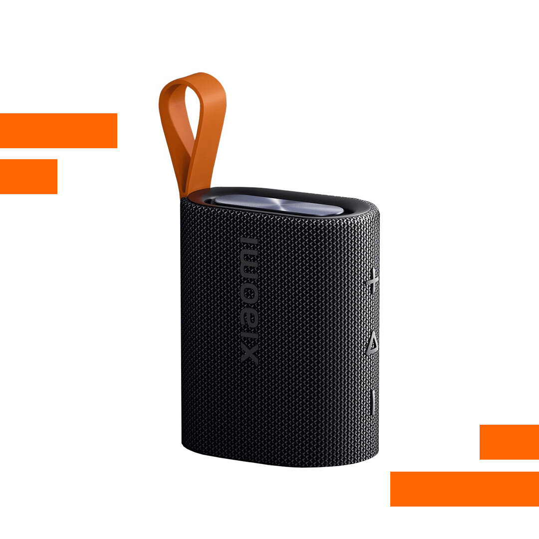 Портативная колонка Mijia Sound Pocket MDZ-37-DB Black с ремешком влагозащита 1000 мАч