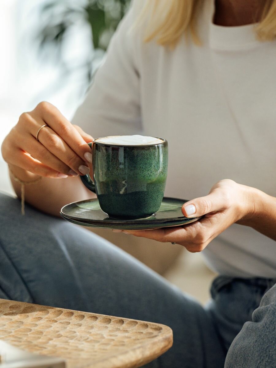 Блюдце 15 см для чайных чашек, Lave Vert, like. by Villeroy & Boch — фото 1