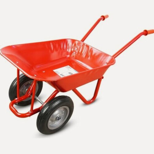 Изображение товара Тачка Kanat сборная, двухколесная, 80 л (TRD-481)