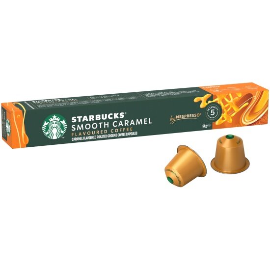 Кофе в капсулах Starbucks Nespresso Smooth caramel, 10 шт.