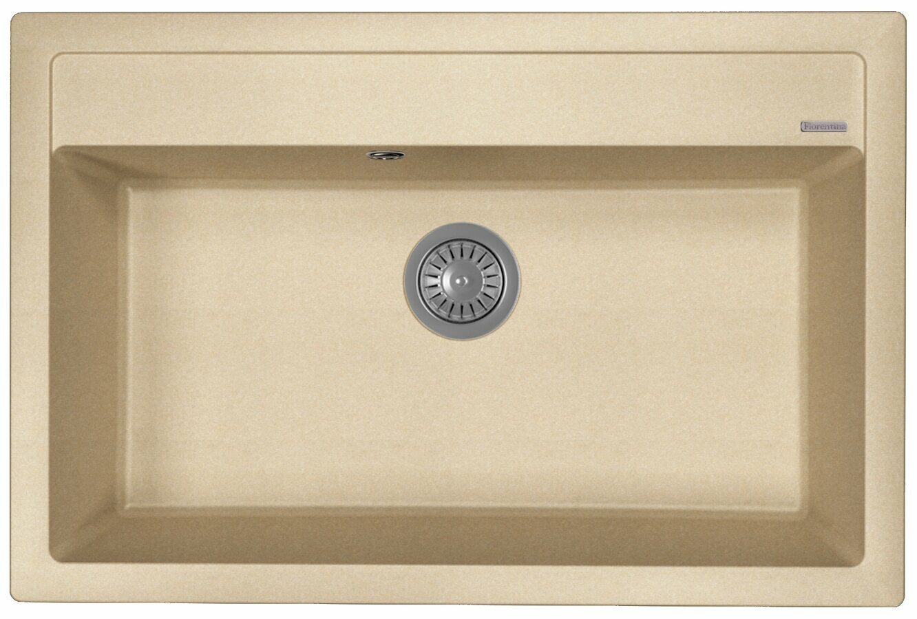Кухонная мойка Florentina Липси 770 бежевый 20.440. E0770.104