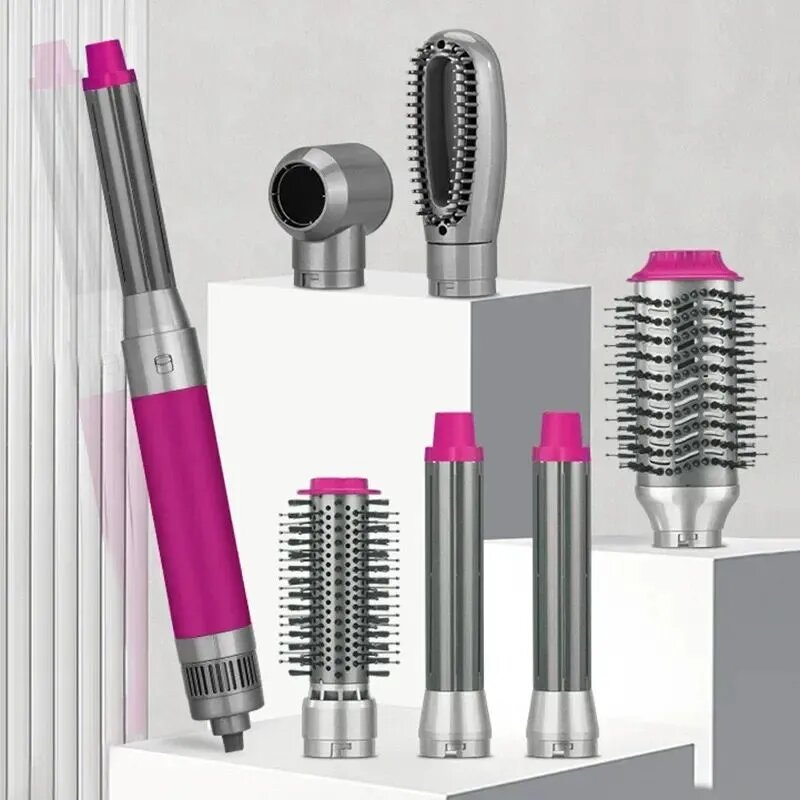 Мультистайлер ENZO Airwrap 6 в 1 Dyson , воздушная укладка и сушка, автоматическая плойка Бирюзовый — фото 1