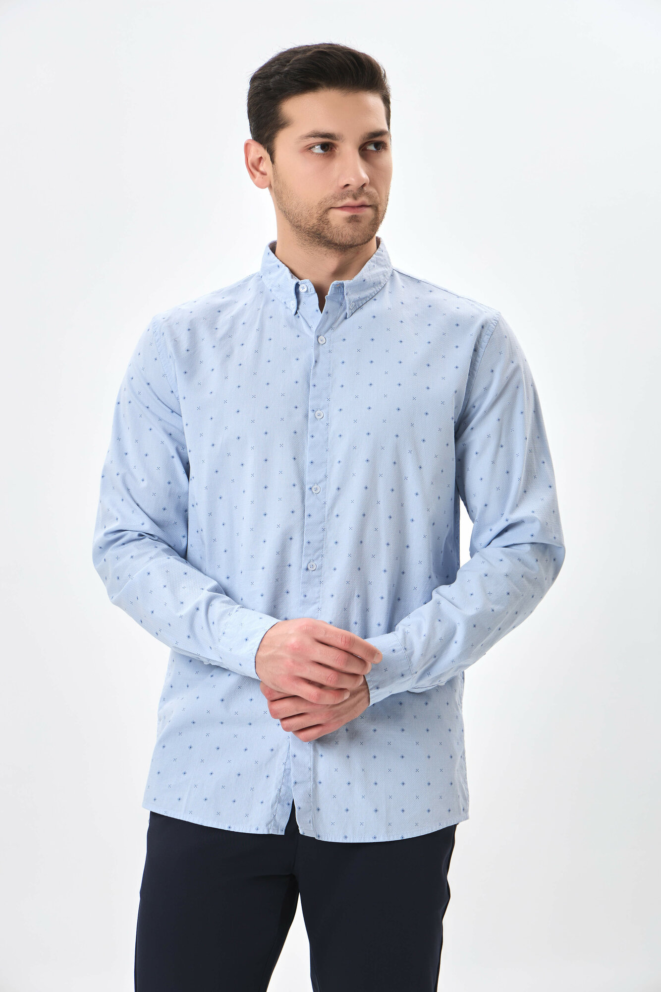 Рубашка TERRA PRO, размер M, blue — фото 1