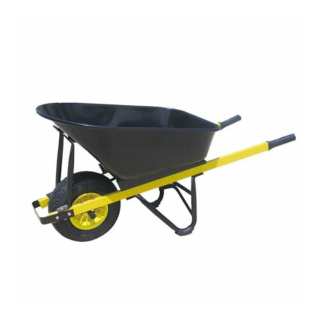 Тачка садовая Rezer WB 8614 (1 пневмоколесо, 200кг, крашеный корп.)