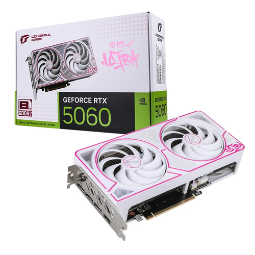 Видеокарта Colorful iGame GeForce RTX 5060 Ultra W DUO OC 8GB-V DLSS 4 8550000₽