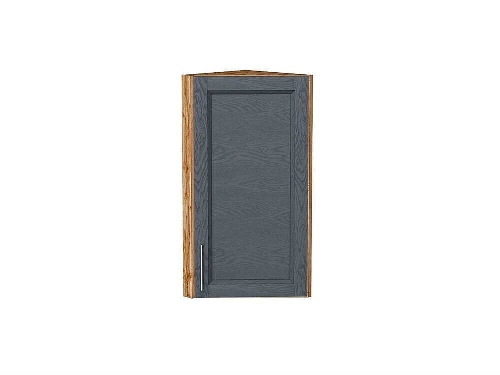 VVT Шкаф верхний торцевой Сканди Дуб Вотан, Graphite Softwood, 720 В*Ш*Г 716*300*306, фасад МДФ Graphite Softwood, корпус Дуб Вотан Graphite Softwood