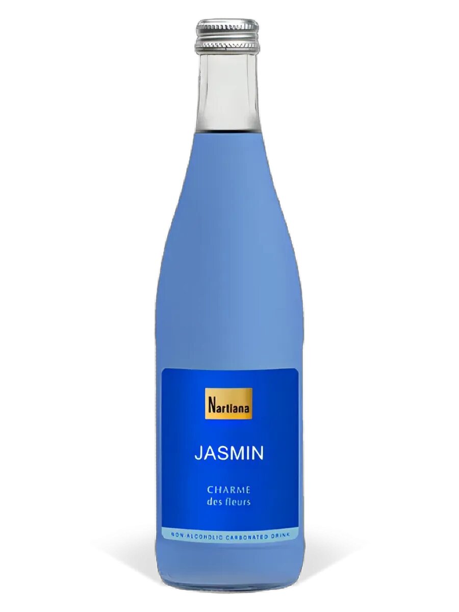 Лимонад Nartiana "Жасмин", сильногазированный, 0.5 л, 4 бутылки