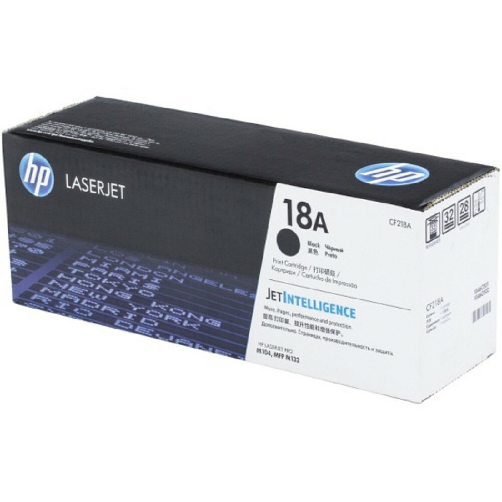 Картридж HP CF218A , Черный