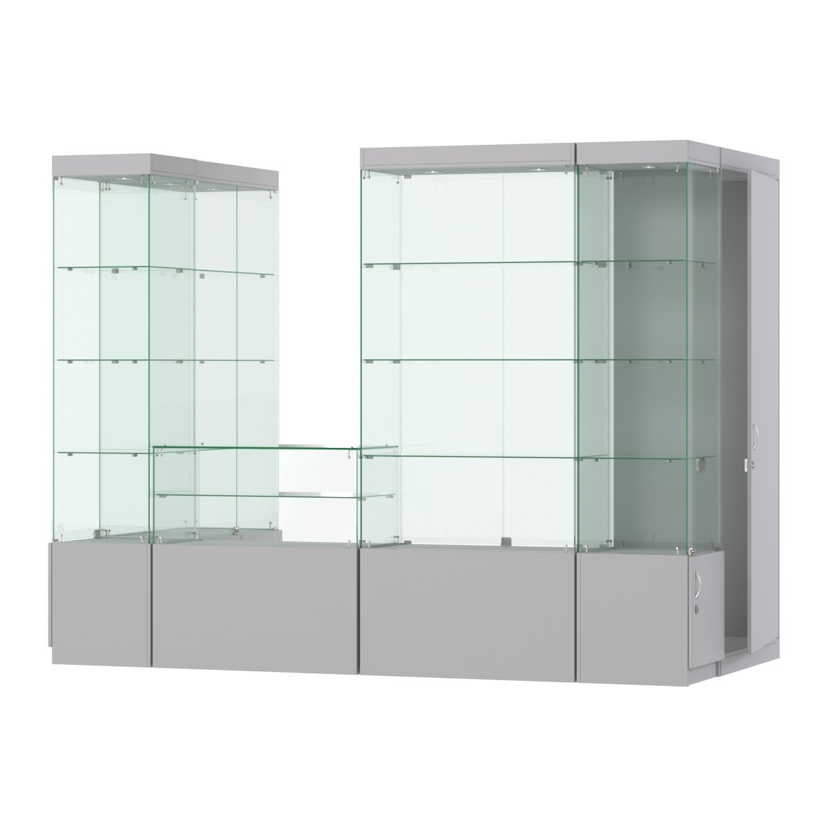 Павильон истра пристенный №4а (3 64 кв. м) Серый. Производитель товара - компания ТОБ.