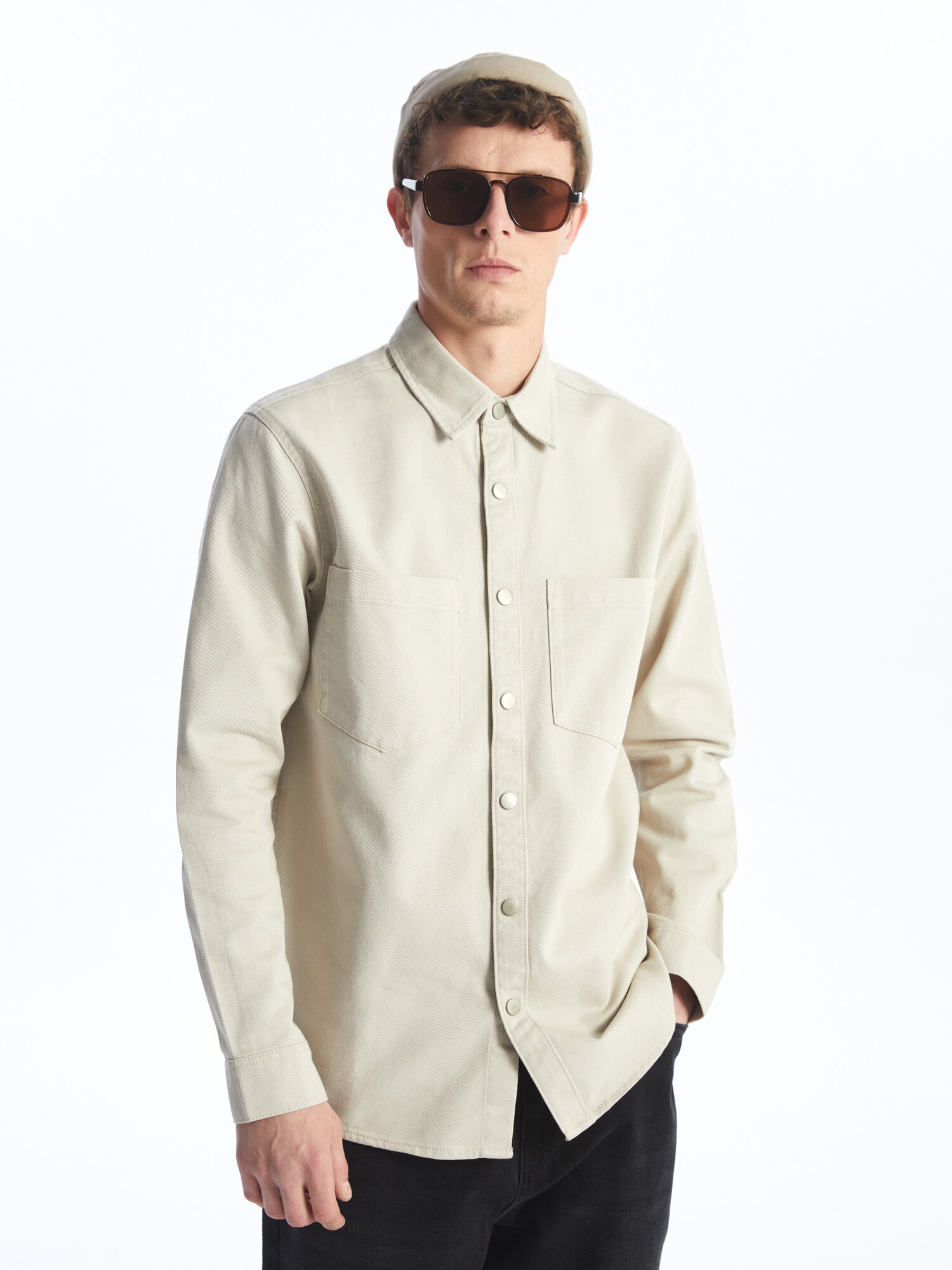 Рубашка LC Waikiki, размер 2XL, beige