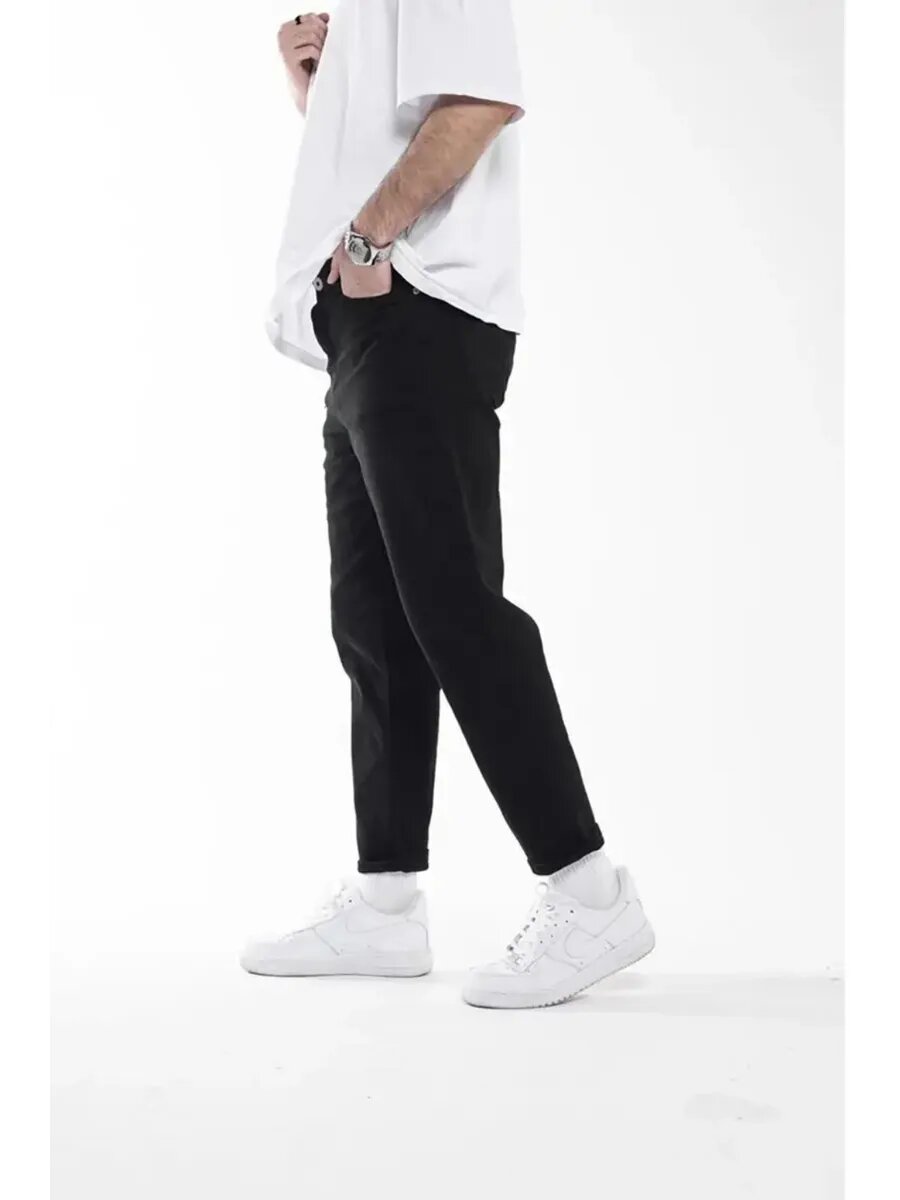 Джинсы бананы , размер 29, черный — фото 1