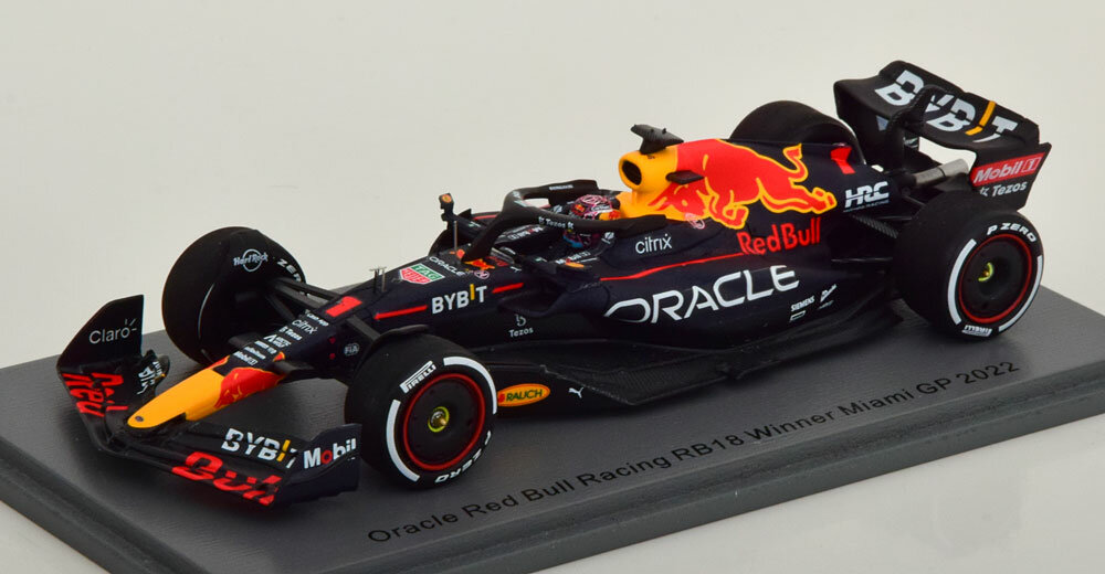 RED BULL RB18 WINNER GP MIAMI USA WORLD CHAMPION 2022 | моделька машины