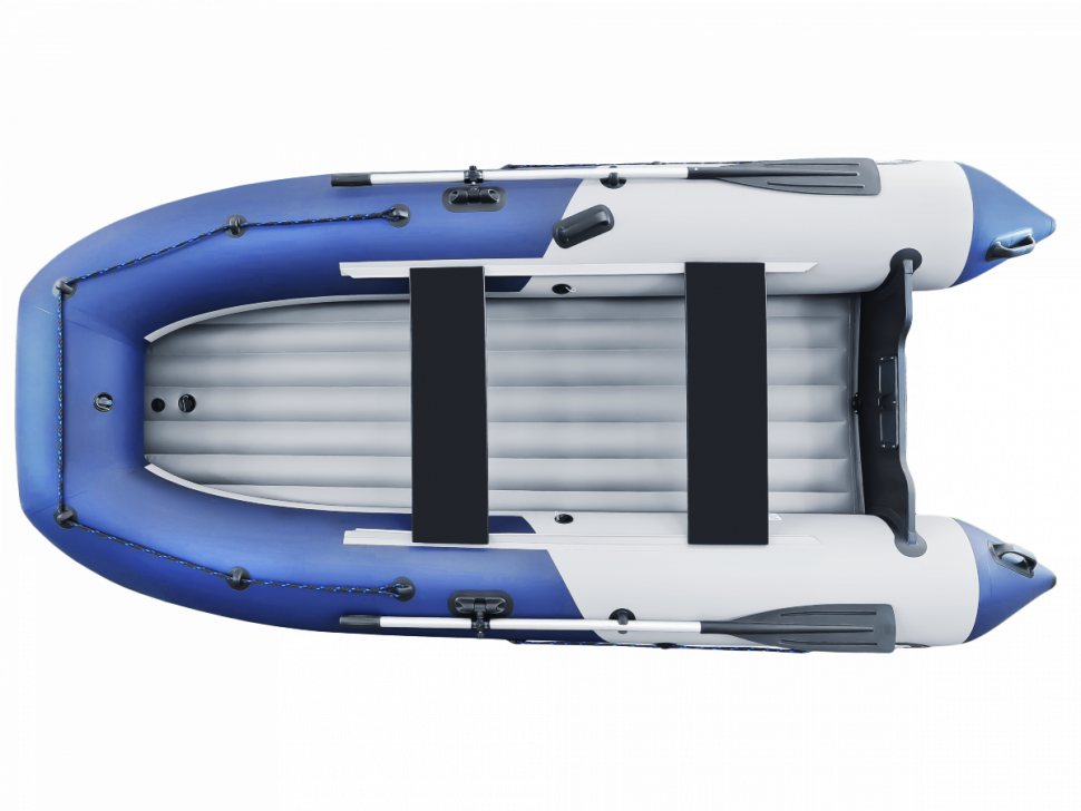 Надувная лодка НДНД Grouper 335 (серо-светлосиний)