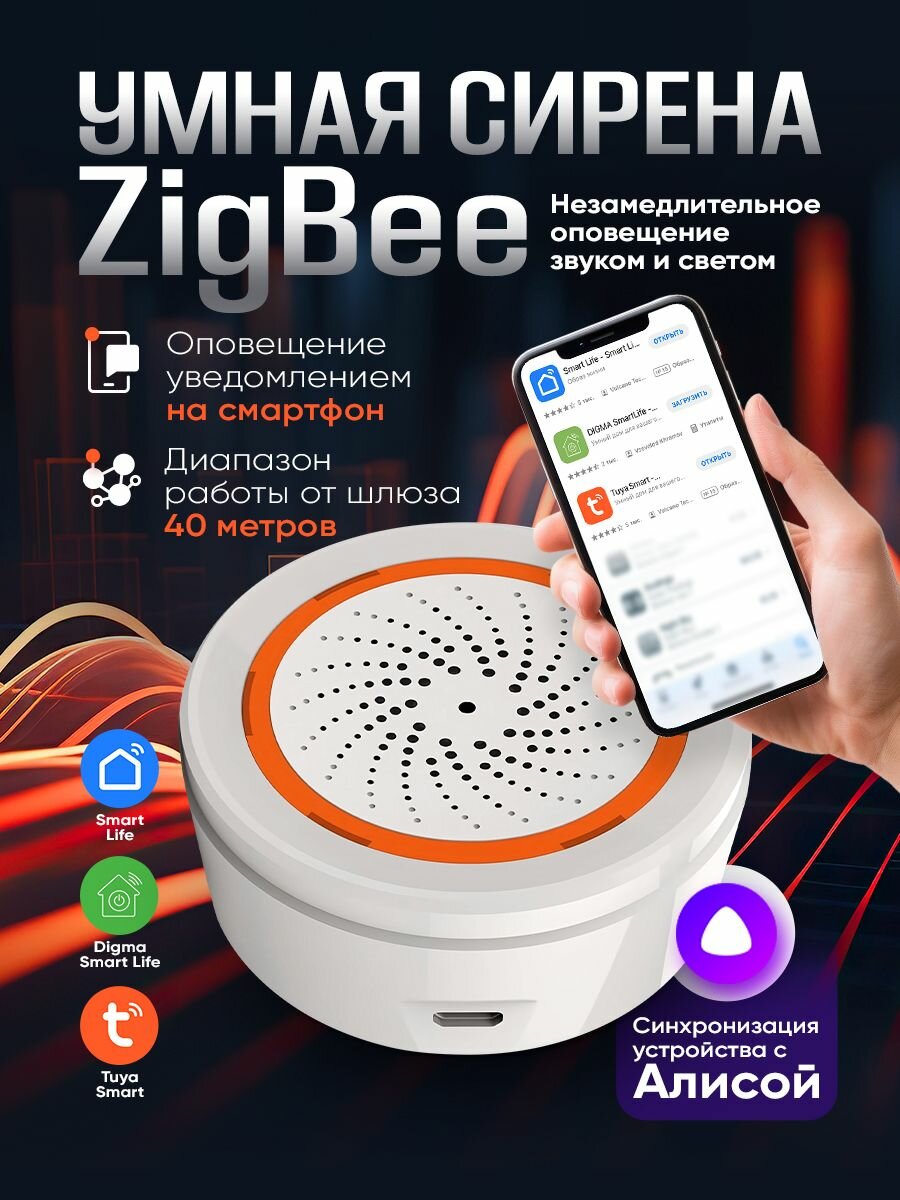 Умная сигнализация для дома беспроводная zigbee