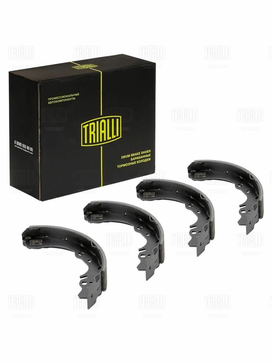 Колодки тормозные для а/м Citroen C2 (09-), C3 (10-) барабанные TRIALLI GF4462