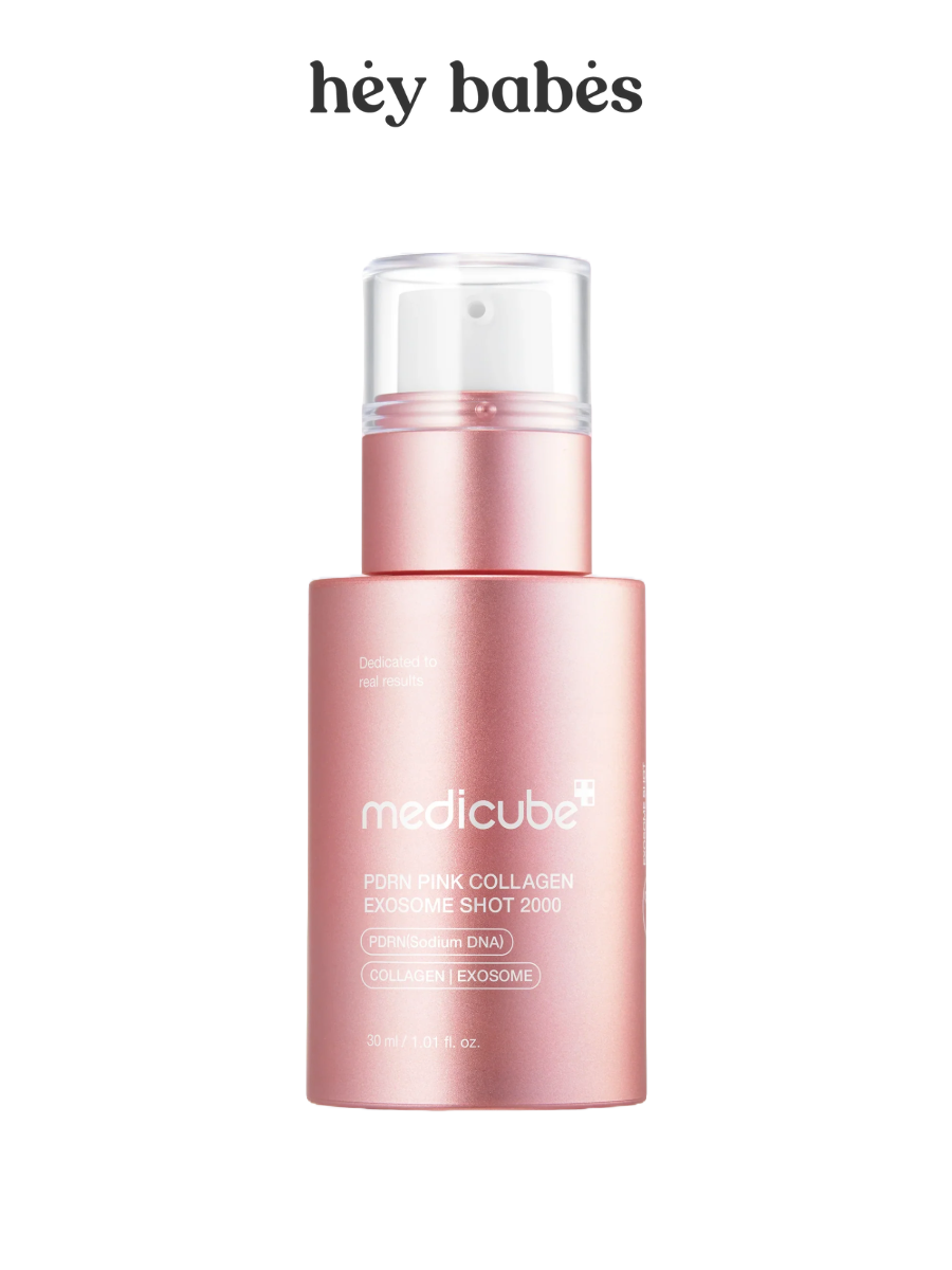 Разглаживающая сыворотка для лица со спикулами и пдрн Medicube PDRN Pink Exosome Shot Serum 2000