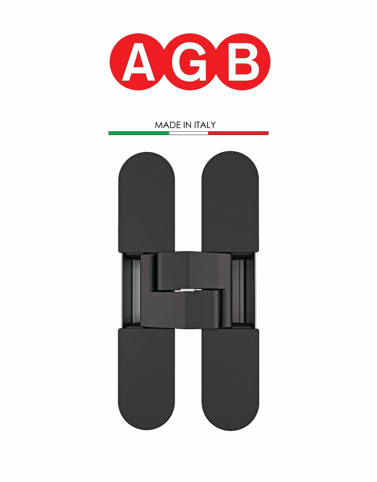 Петля скрытой установки AGB ECLIPSE 3 0  E30200 02 93  черный  комплект накладок