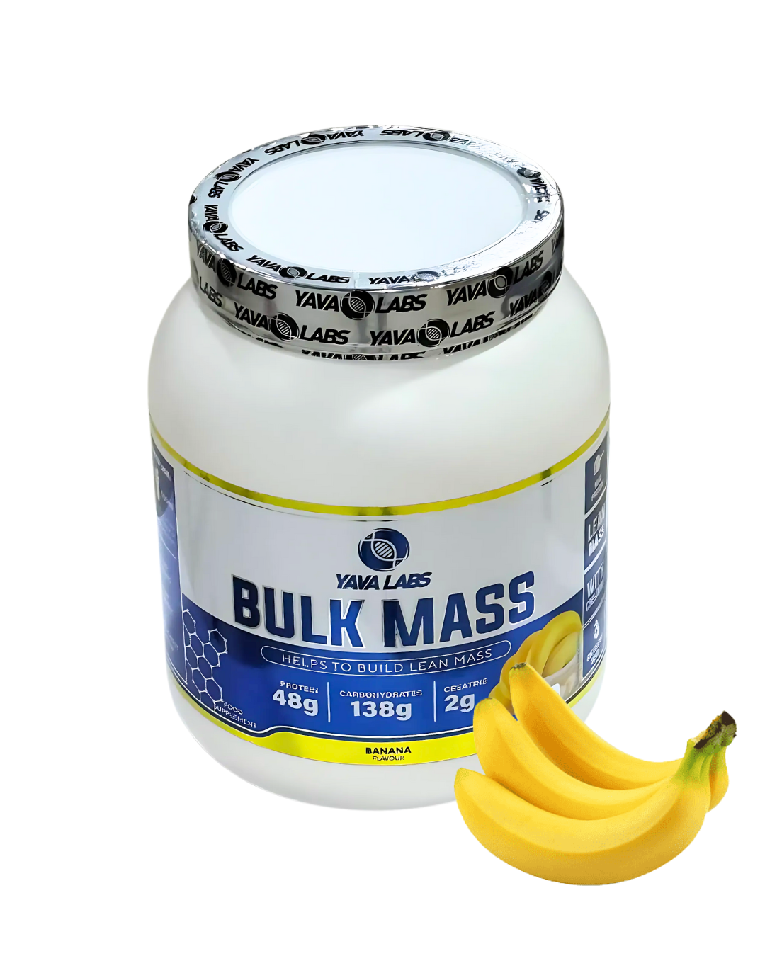 Yava labs bulk mass 1.5kg гейнер для набора массы. булк масс Банан