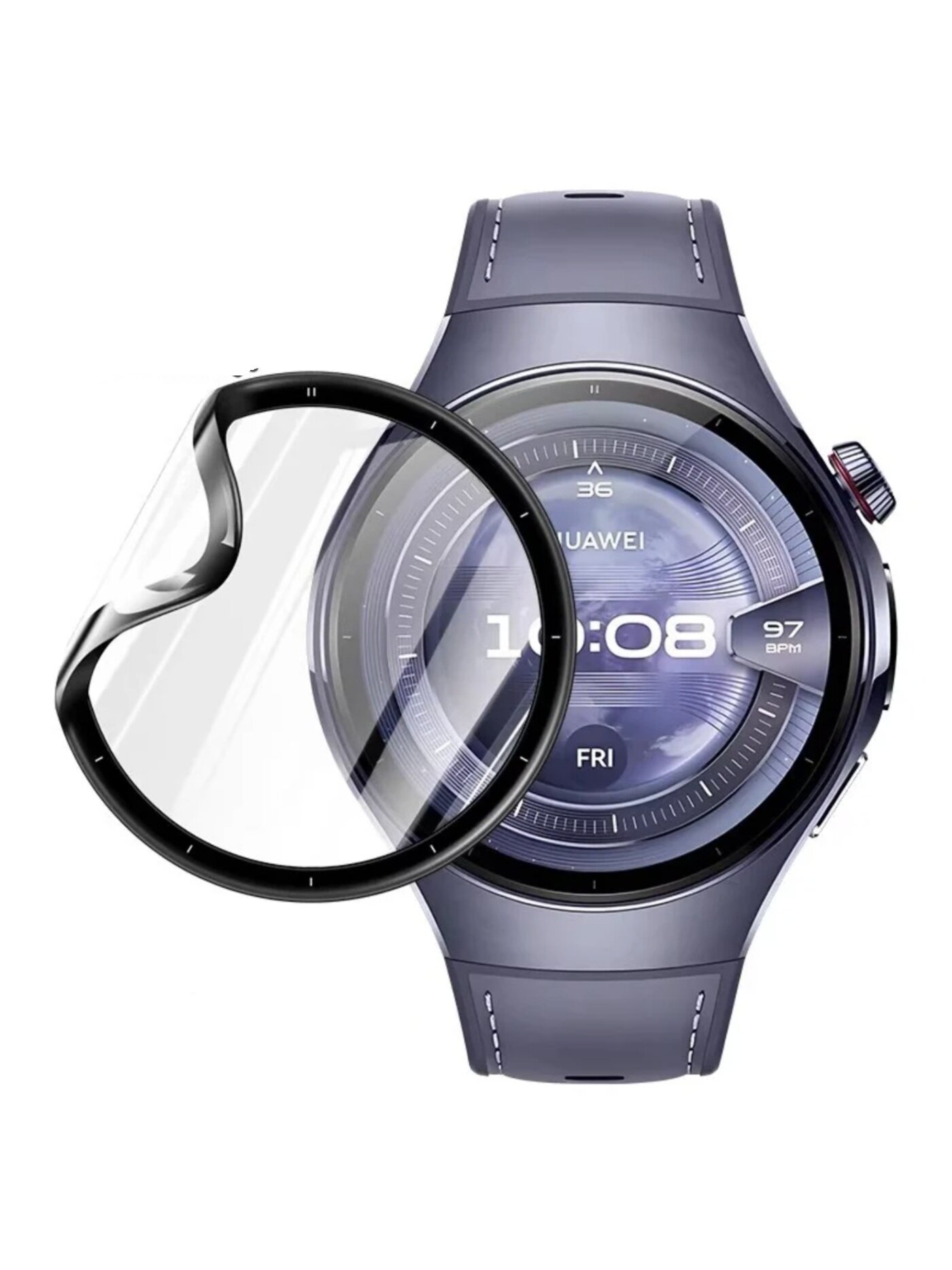 Защитная пленка керамическая Huawei Watch 5 42 мм - 2 шт