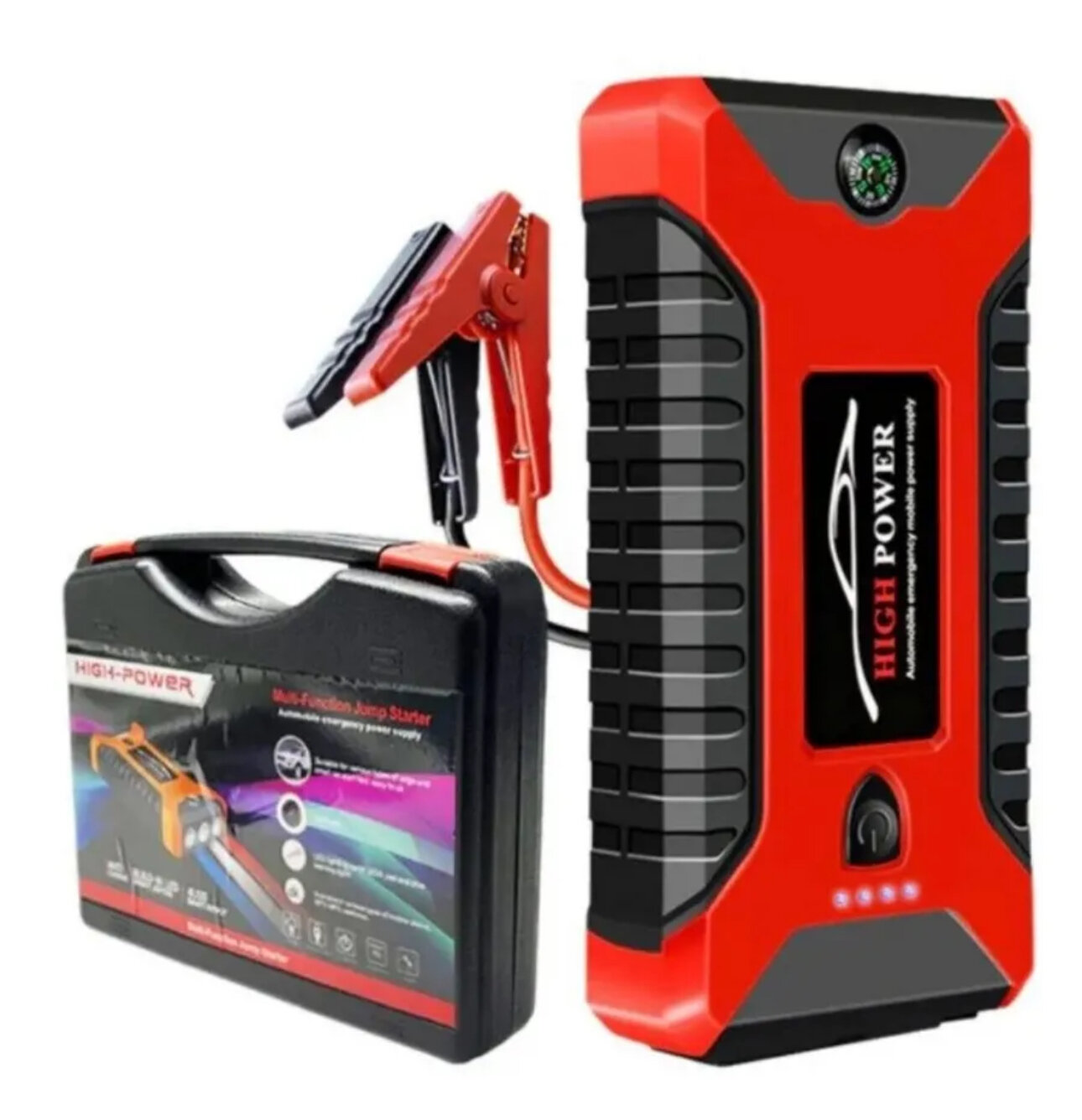 Портативное пусковое зарядное устройство Recam Group Jump Starter, 16800mAh, 2xUSB