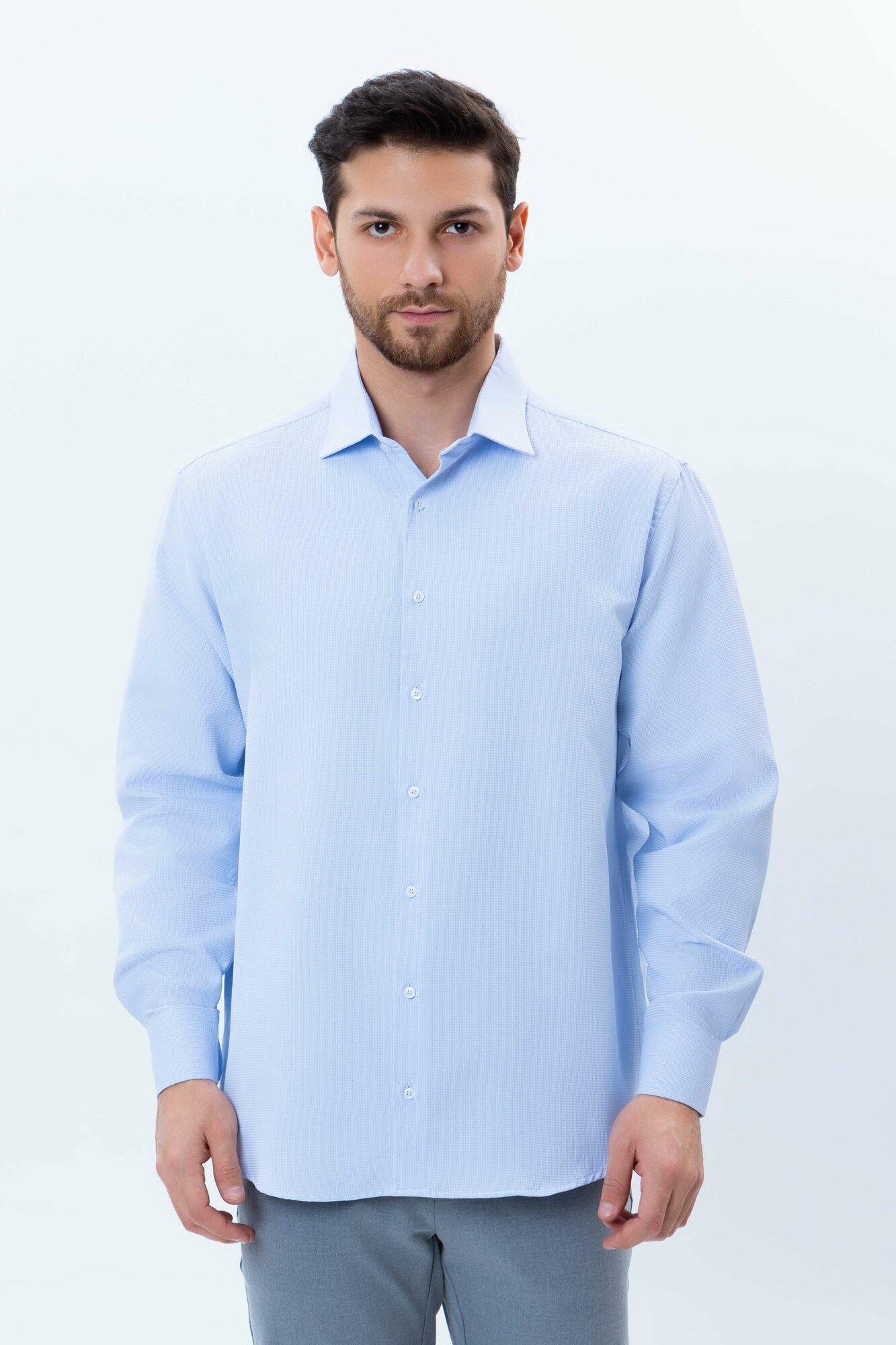 Рубашка TERRA PRO, размер 2XL, blue