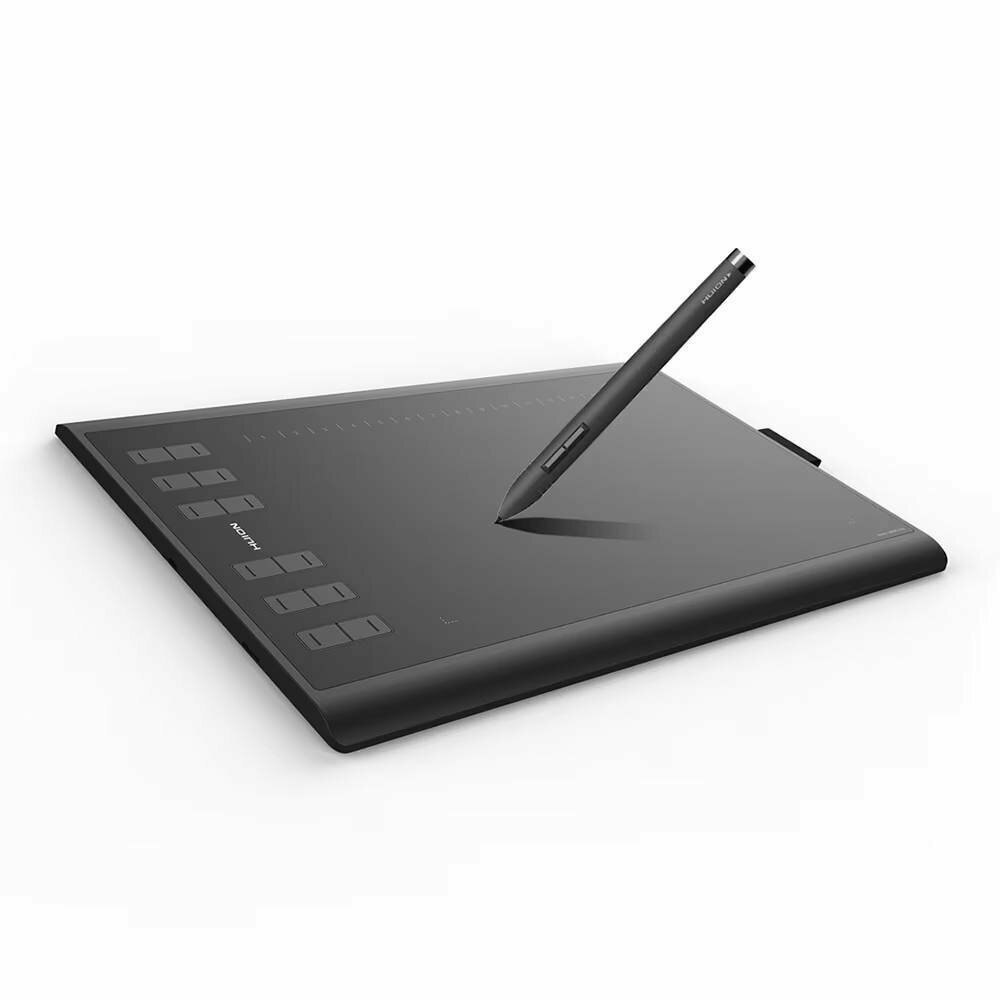 Графический планшет Huion Inspiroy H1060P для рисования, черный