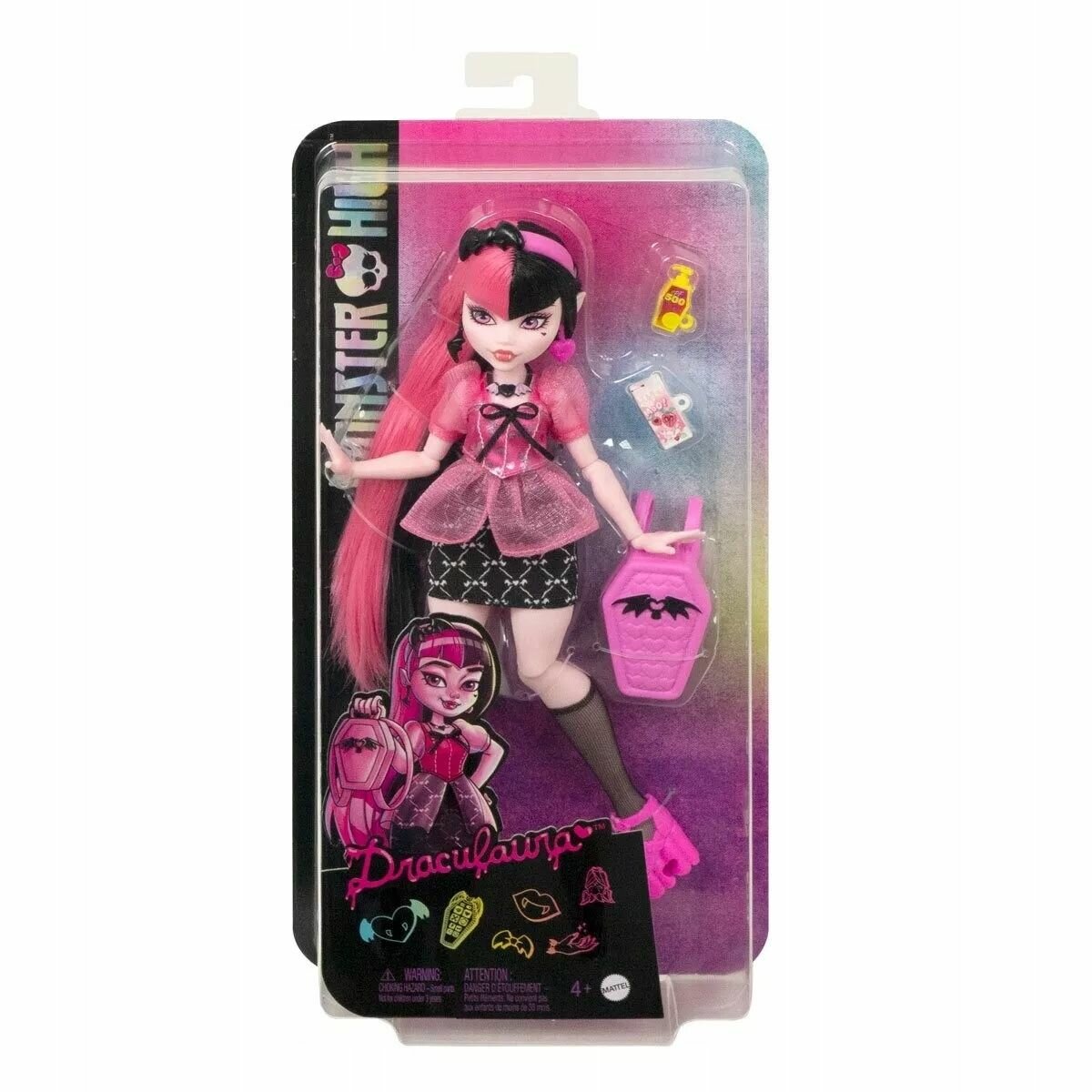 Кукла Mattel Monster High Day Out - Draculaura Дракулаура - Кукла с аксессуарами Монстр Хай HKY71