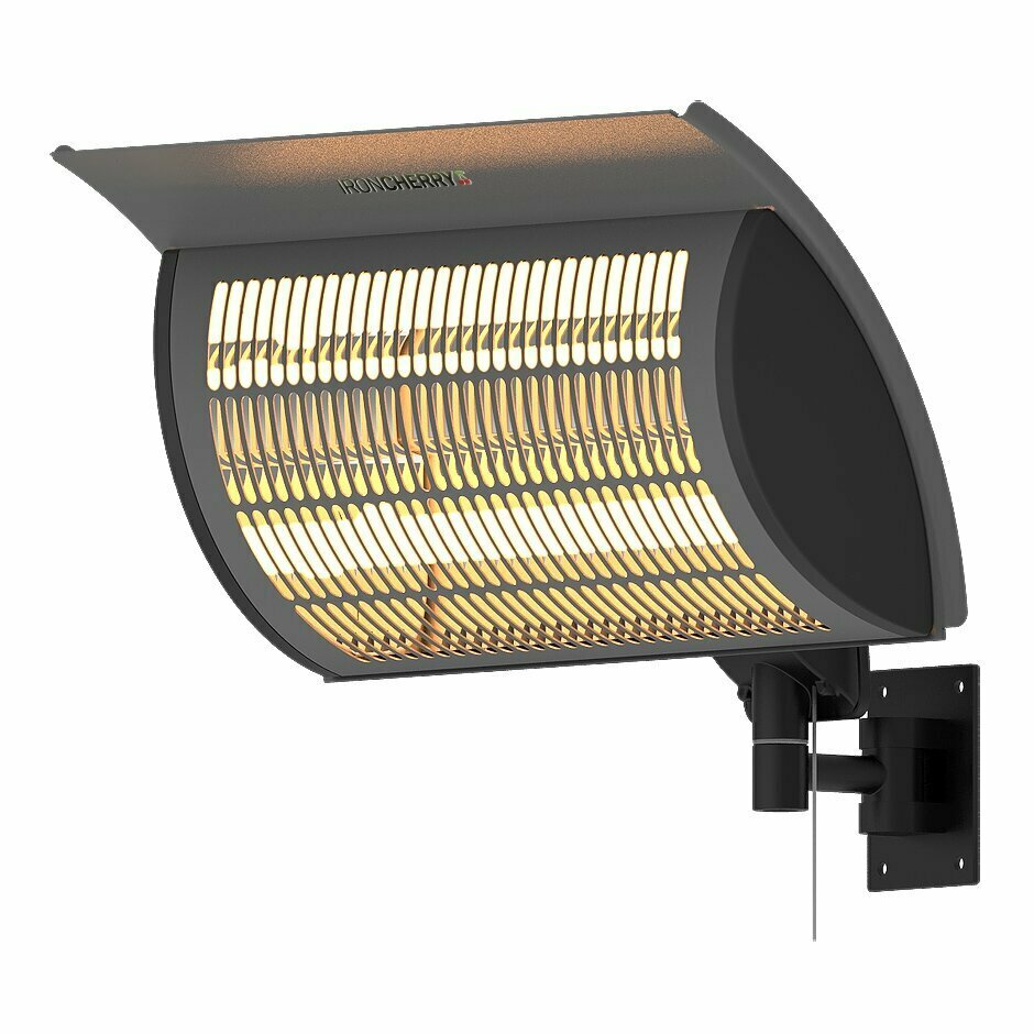 Уличный Электрический обогреватель Iron Cherry Heating Electric 7 нержавеющая сталь Black общепит