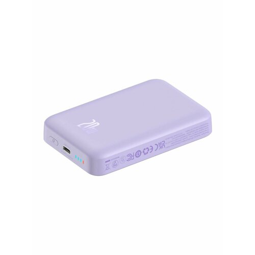 Внешний аккумулятор Baseus Magnetic Mini Air 10000 мАч Nebula Purple
