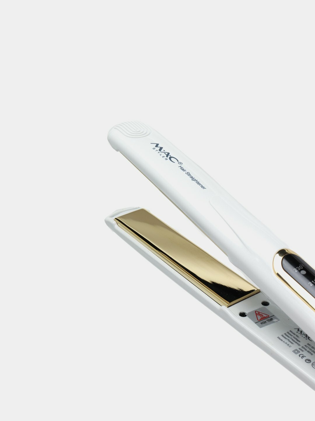 Выпрямитель волос, щипцы для выпрямления, для укладки MAC STYLER MC-5511, белый — фото 1
