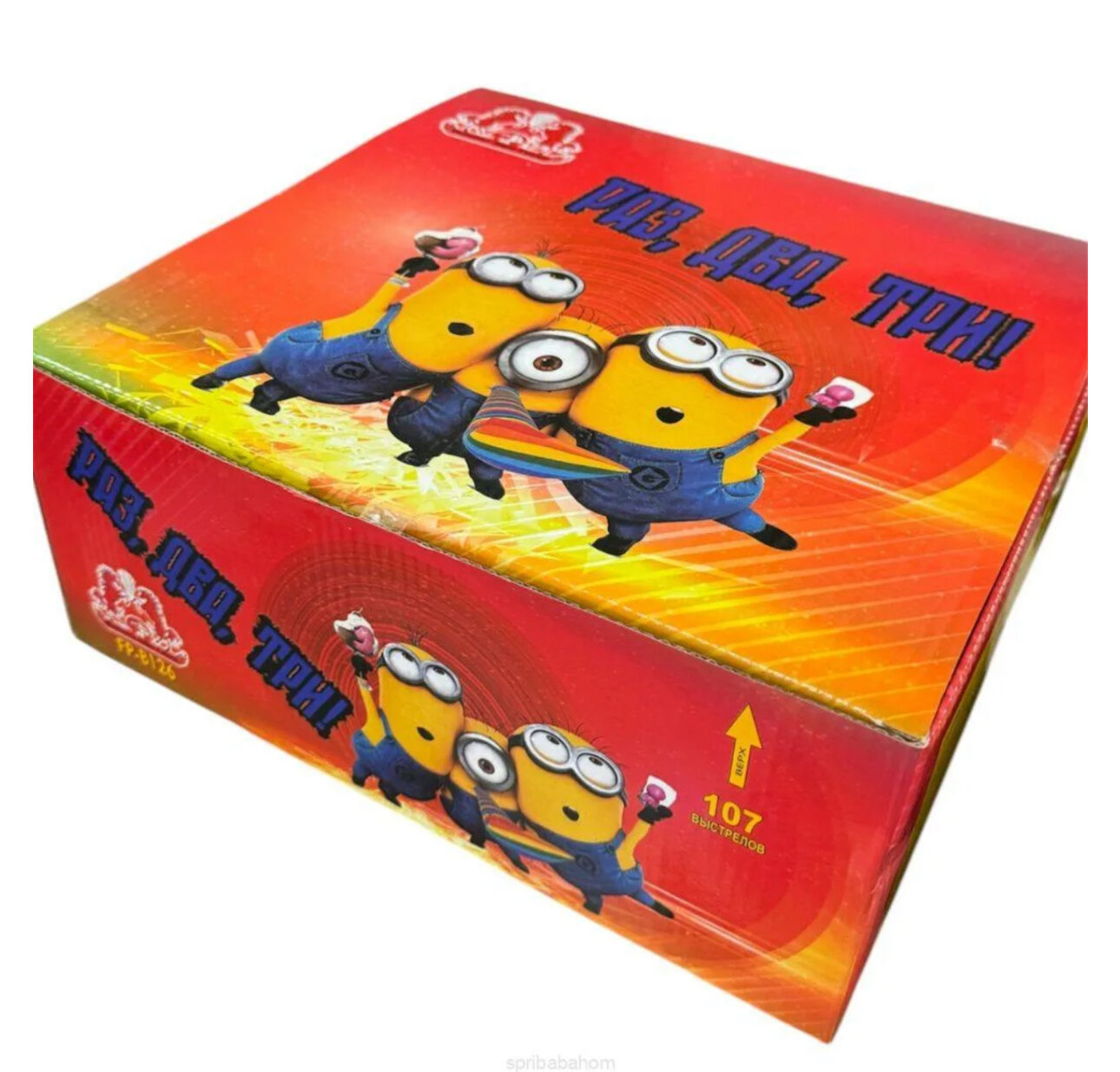 Батарея салютов Фаворит Пиро Групп "Раз, два, три!", 107 залпов