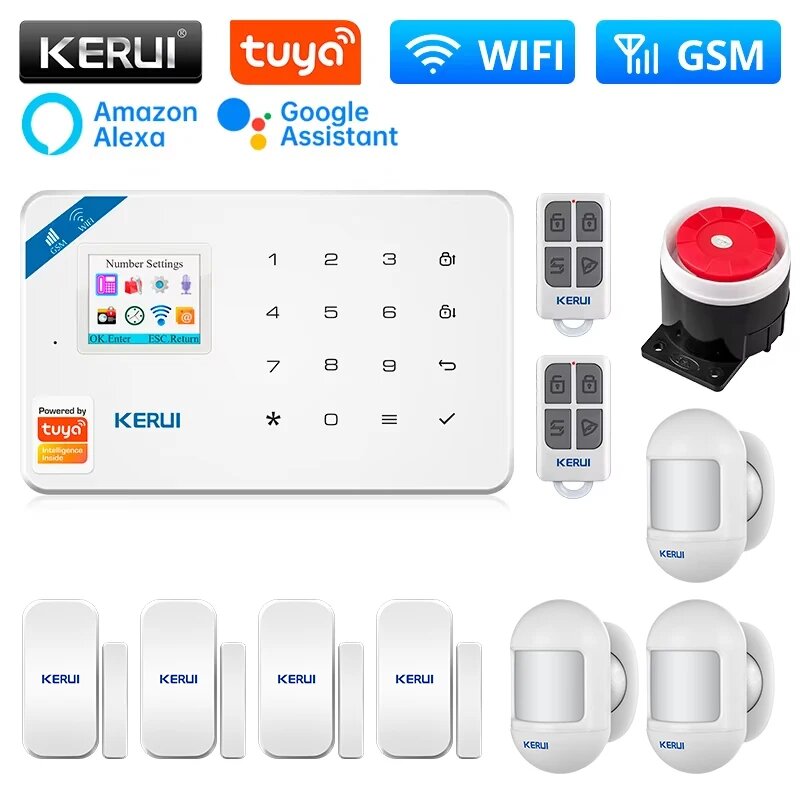 Сигнализация KERUI W181 Tuya Smart WiFi GSM Британская (UK) KIT 4