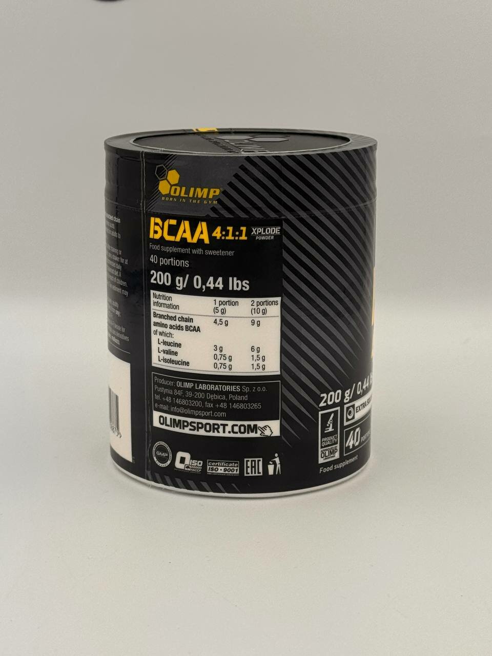 Olimp Bcaa 4:1:1+ Xplode powder Pear груша 200г 40 порций BCAA — фото 1