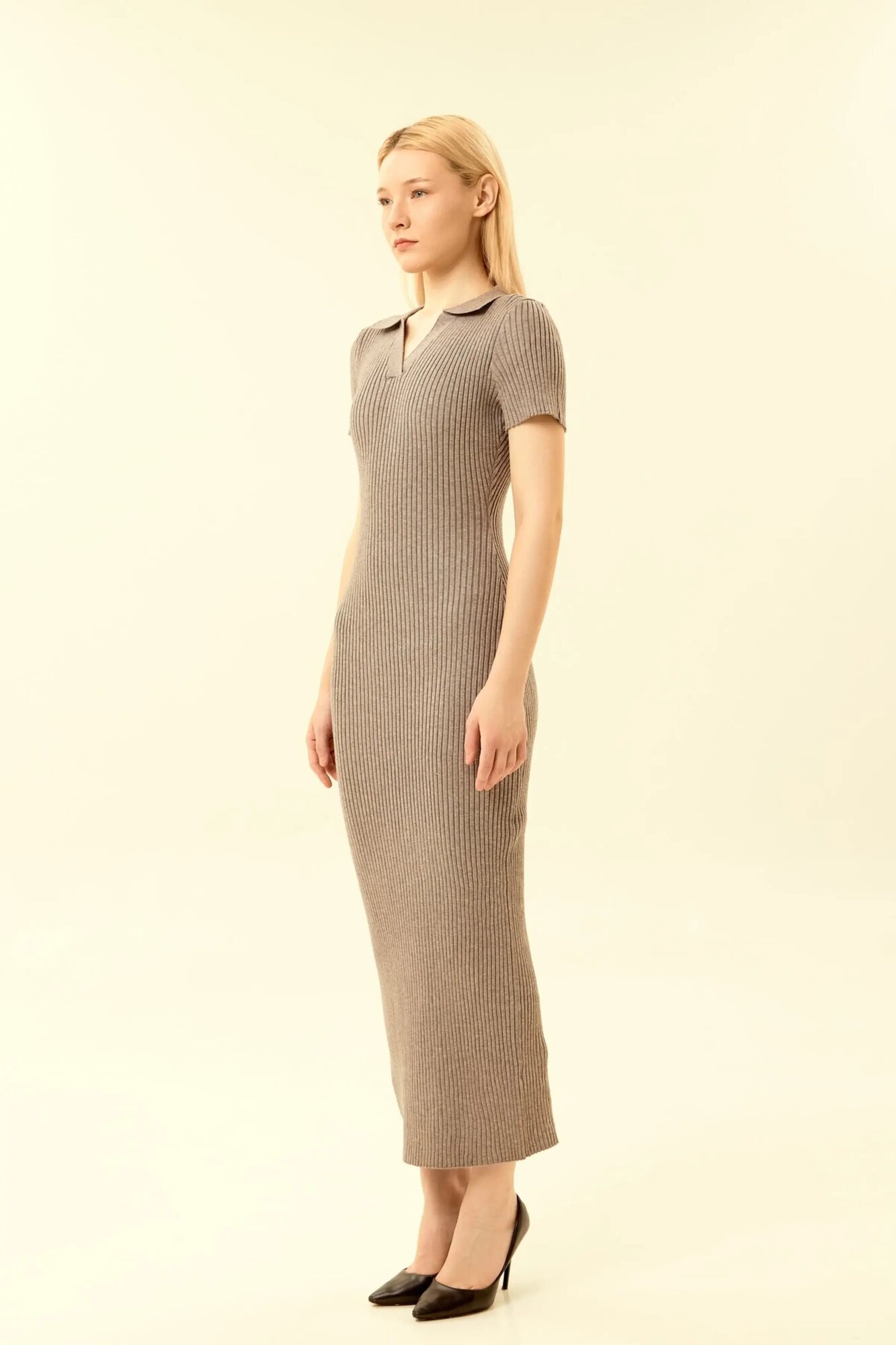 Платье Selfie, размер XS, серый — фото 1