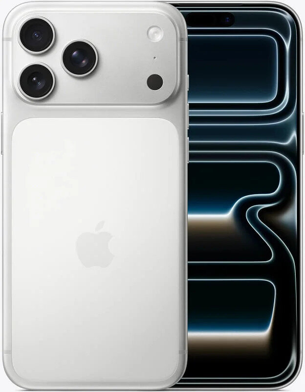 Смартфон Apple iPhone 17 Pro Max, экран 6.9", 2 ТБ, серебристый — фото 1