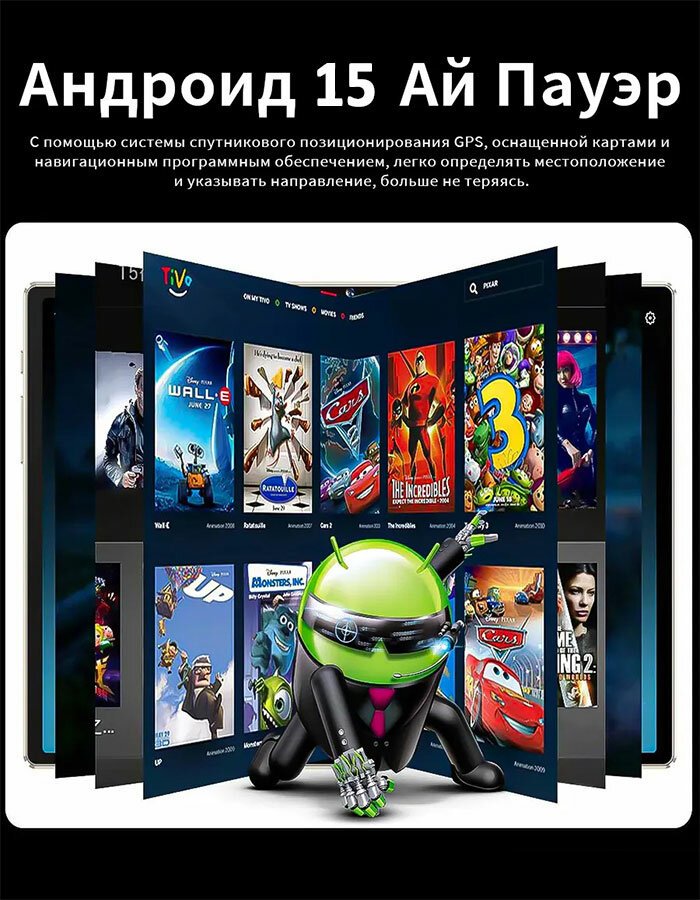 Планшет андроид 15 с клавиатурой 16 ГБ+2 ТБ 5G 11" 8-ядерный — фото 1