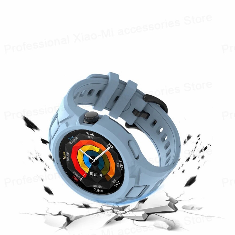 Силиконовый спортивный ремешок ALANGDUO для Huawei Watch GT5 GT4 GT3 — фото 1