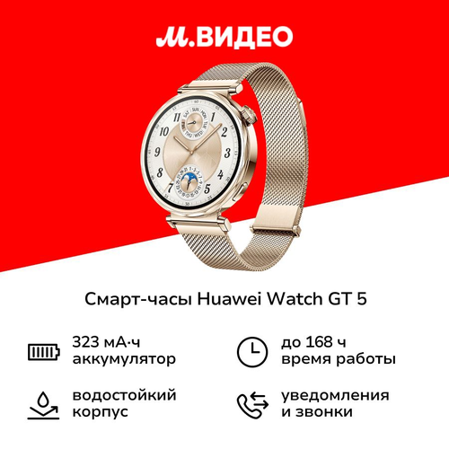 Смарт-часы HUAWEI Watch GT 5 41mm Golden 21999₽