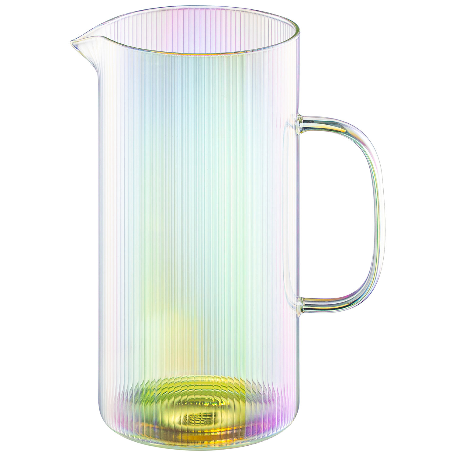 Кувшин 1,7л Elan Gallery Crystal glass, 15х11х22см, боросиликатное стекло с ионным покрытием прозрачный — фото 1