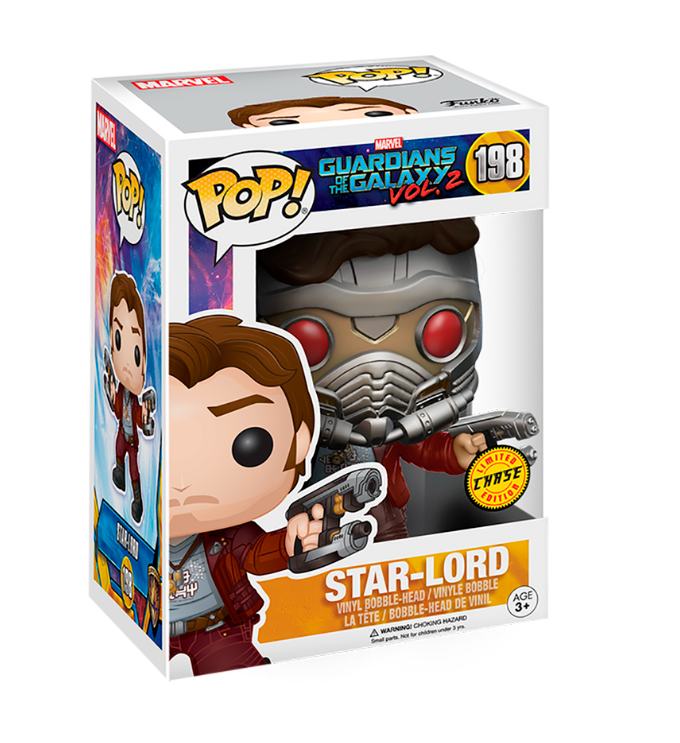(198 Star Lord) Фигурка Funko POP! Guardians of the Galaxy 2 (Звёздный Лорд) — фото 1