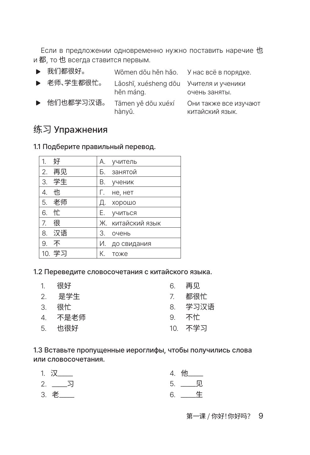 HSK 1: Развиваем письменную речь для сдачи экзамена