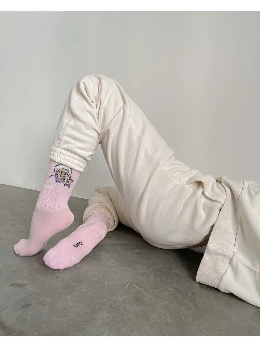 Носки Yes!Socks, размер 35/40, светло-розовый — фото 1